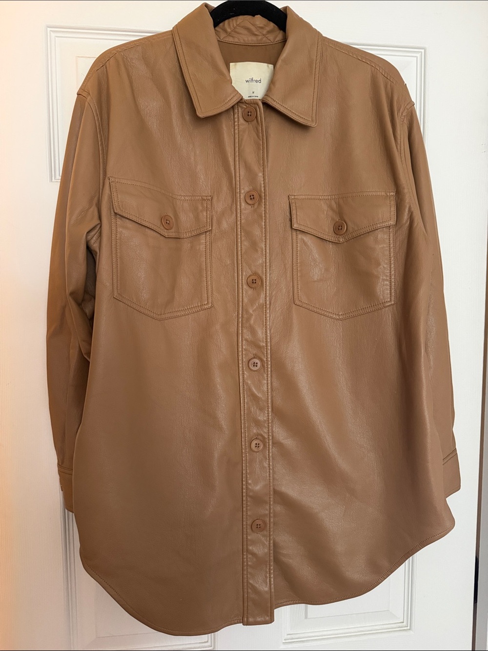 Aritzia Vegan Leather Jacket
